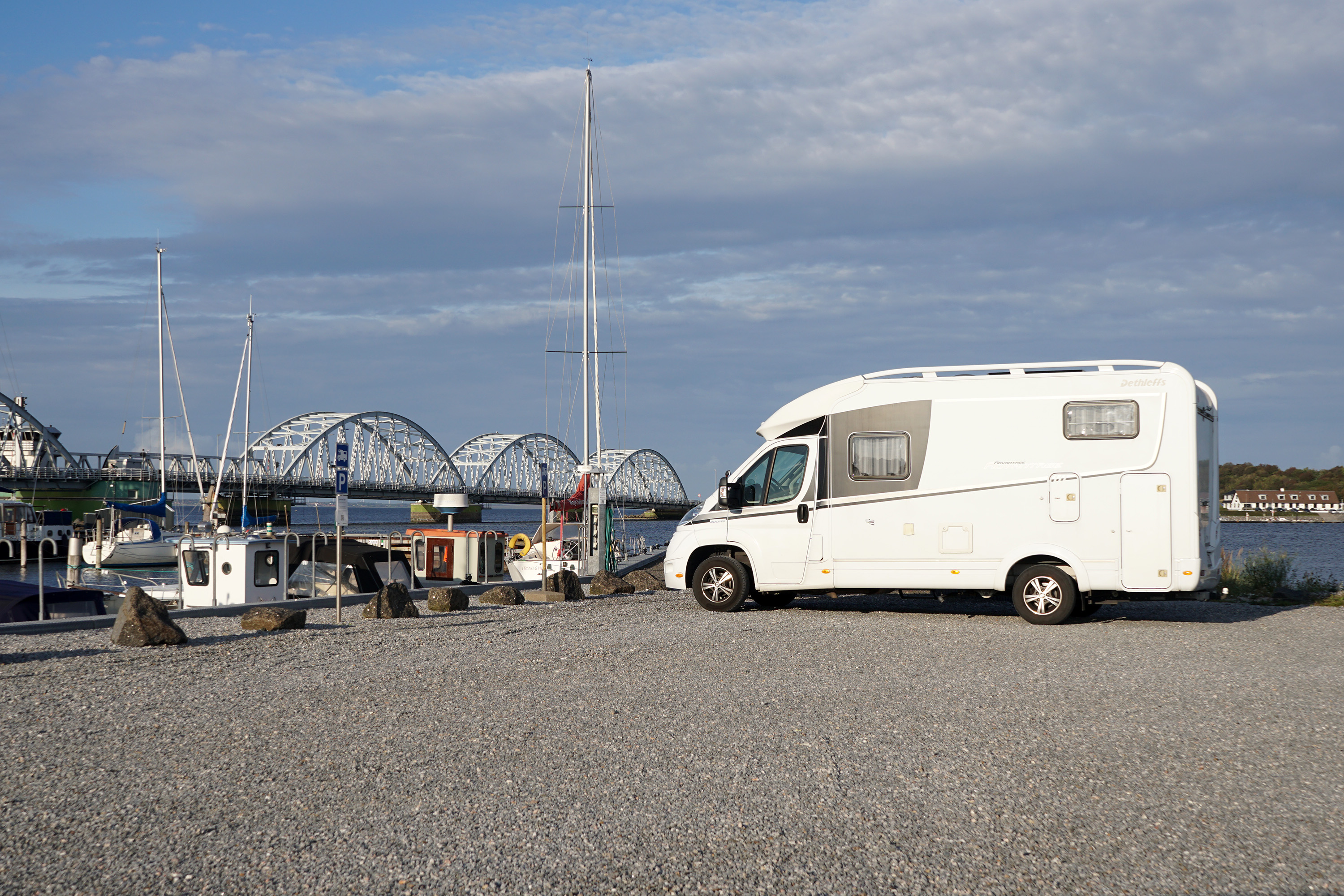 Autocamper på Vildsund Havn...