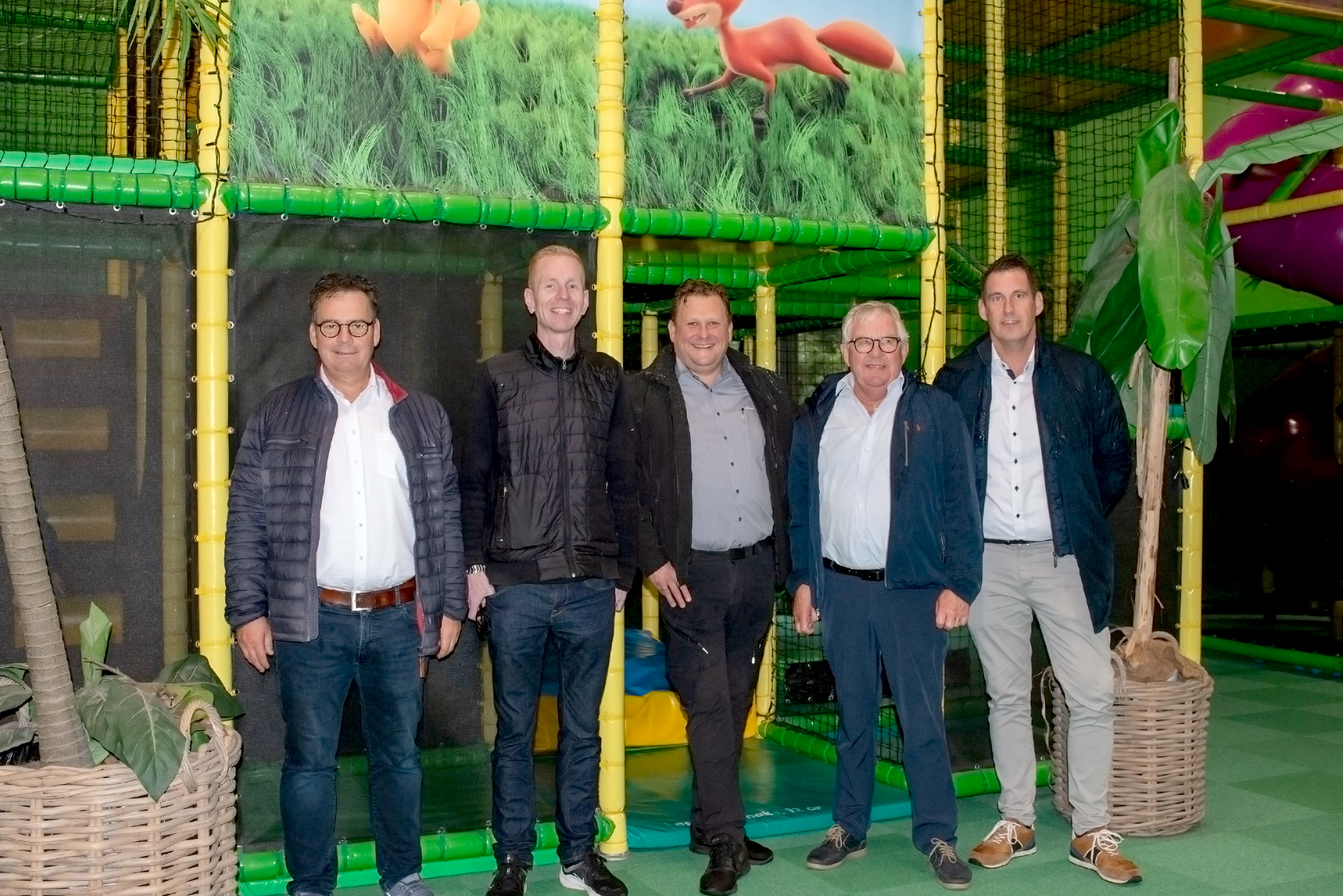 Hele delegationen i tørvejr